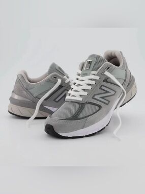 WOMEN'S NEW BALANCE 990 V5 MADE IN THE USA RUNNING SHOES IN GREY SIZE 7